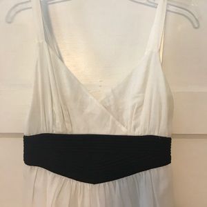 White dress, with pockets